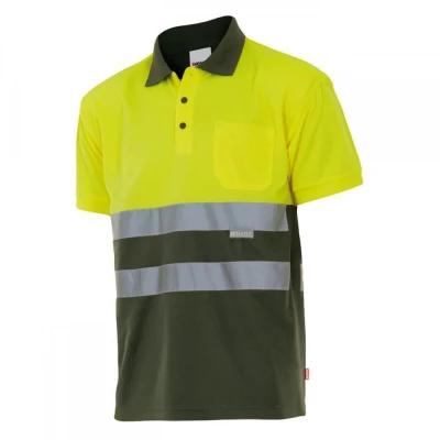Tricou polo cu mânecă scurtă, de înaltă vizibilita / Velilla / Reflectorizanta