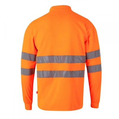 Tricou polo cu mânecă lungă, de înaltă vizibilitat / Velilla / Reflectorizanta