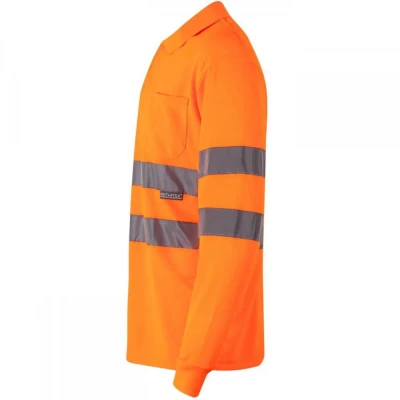Tricou polo cu mânecă lungă, de înaltă vizibilitat / Velilla / Reflectorizanta