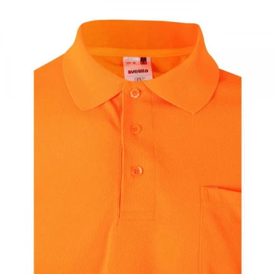 Tricou polo cu mânecă lungă, de înaltă vizibilitat / Velilla / Reflectorizanta