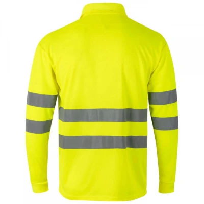 Tricou polo cu mânecă lungă, de înaltă vizibilitat / Velilla / Reflectorizanta