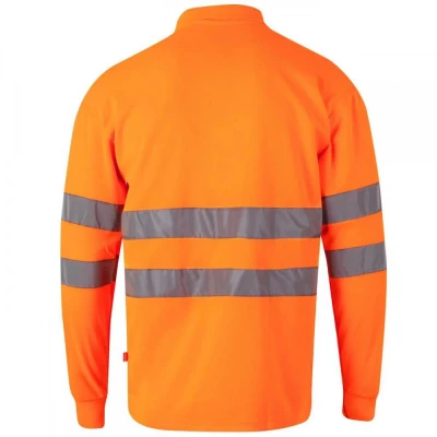 Tricou polo cu mânecă lungă, de înaltă vizibilitat / Velilla / Reflectorizanta