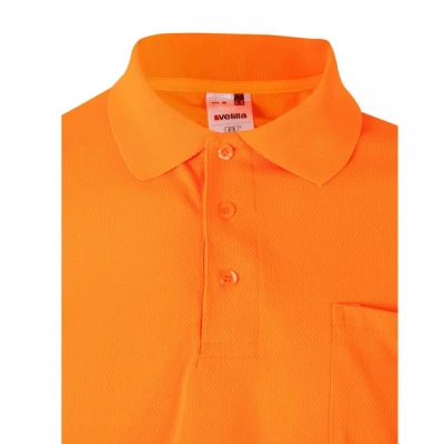 Tricou polo cu mânecă lungă, de înaltă vizibilitat / Velilla / Reflectorizanta