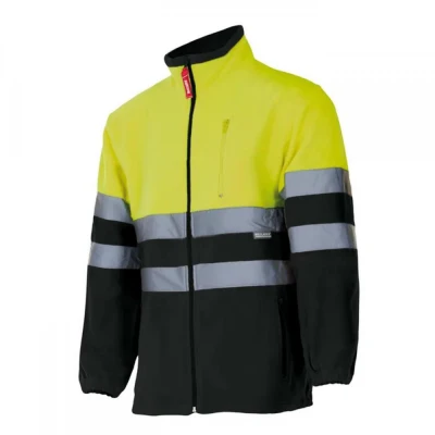 Jachetă fleece în două tonuri, de înaltă vizibilit / Velilla / Reflectorizanta