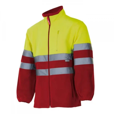 Jachetă fleece în două tonuri, de înaltă vizibilit / Velilla / Reflectorizanta