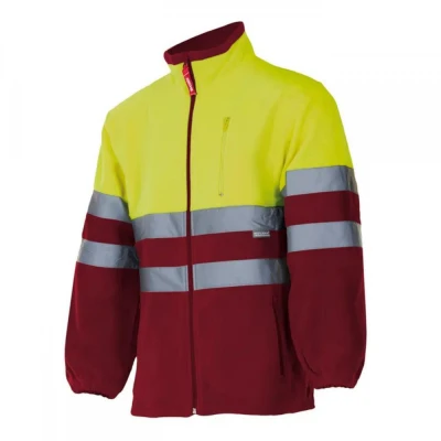 Jachetă fleece în două tonuri, de înaltă vizibilit / Velilla / Reflectorizanta