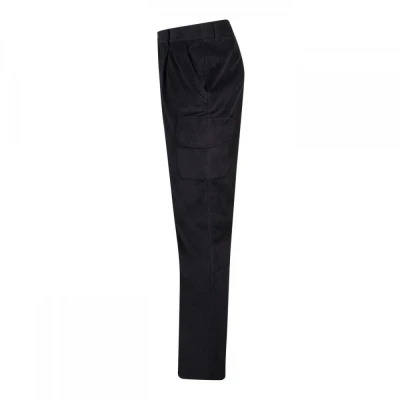 Pantaloni din velur, cu buzunare multiple 380 / Velilla / Pantaloni salopeta talie