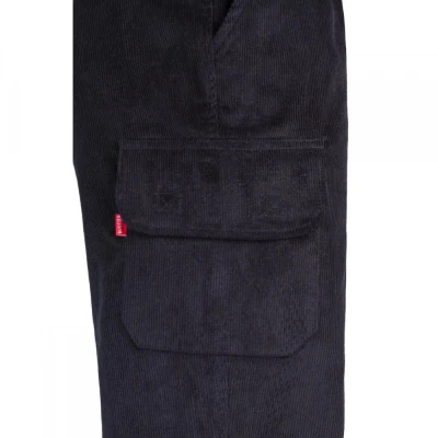 Pantaloni din velur, cu buzunare multiple 380 / Velilla / Pantaloni salopeta talie