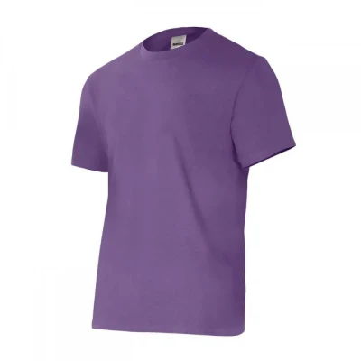 Tricou simplu din bumbac 100%, cu mânecă scurtă 50 / Velilla / Tricouri la baza gatului