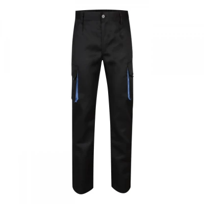 Pantaloni în două tonuri, cu buzunare multiple 103 / Velilla / Pantaloni salopeta talie
