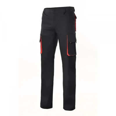 Pantaloni în două tonuri, cu buzunare multiple 103 / Velilla / Pantaloni salopeta talie