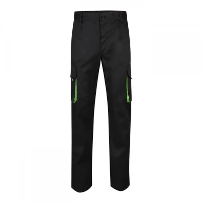 Pantaloni în două tonuri, cu buzunare multiple 103 / Velilla / Pantaloni salopeta talie