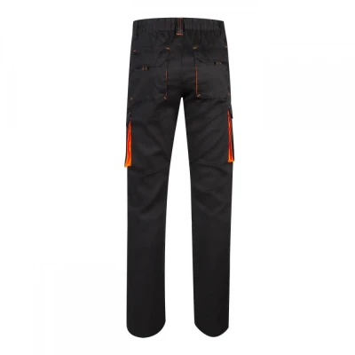 Pantaloni stretch, în două tonuri, cu buzunare mul / Velilla / Pantaloni salopeta talie