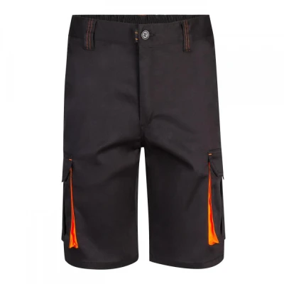 Pantaloni scurți stretch, în două tonuri, cu buzun / Velilla / Pantaloni scurti
