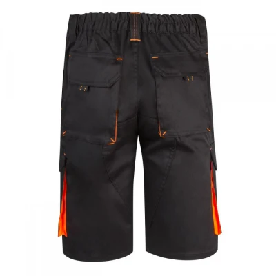 Pantaloni scurți stretch, în două tonuri, cu buzun / Velilla / Pantaloni scurti