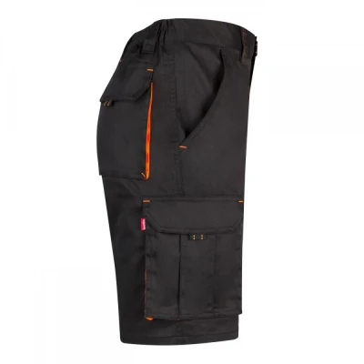 Pantaloni scurți stretch, în două tonuri, cu buzun / Velilla / Pantaloni scurti