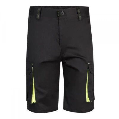 Pantaloni scurți stretch, în două tonuri, cu buzun / Velilla / Pantaloni scurti