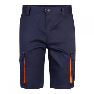 Pantaloni scurți stretch, în două tonuri, cu buzun / Velilla / Pantaloni scurti