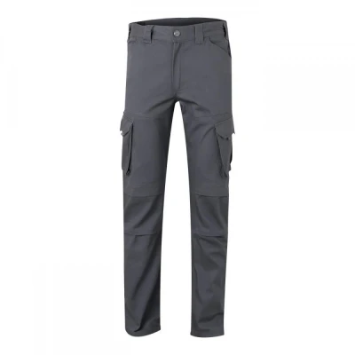Pantaloni stretch, din bumbac, cu buzunare multipl / Velilla / Pentru agenti de paza