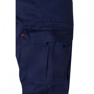 Pantaloni stretch, din bumbac, cu buzunare multipl / Velilla / Pentru agenti de paza
