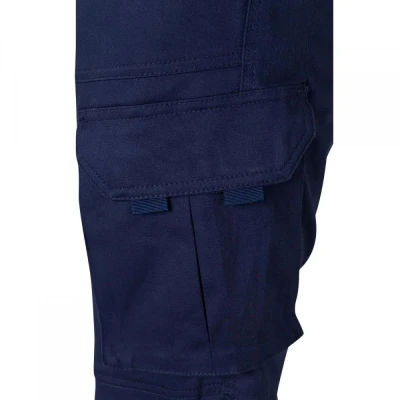 Pantaloni stretch, din bumbac, cu buzunare multipl / Velilla / Pentru agenti de paza