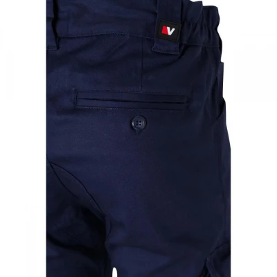 Pantaloni stretch, din bumbac, cu buzunare multipl / Velilla / Pentru agenti de paza