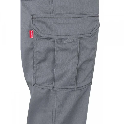 Pantaloni stretch, cu benzi reflectorizante, cu bu / Velilla / Pantaloni salopeta talie
