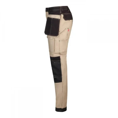 Pantaloni stretch, cu buzunare 103019S / Velilla / Pantaloni salopeta talie