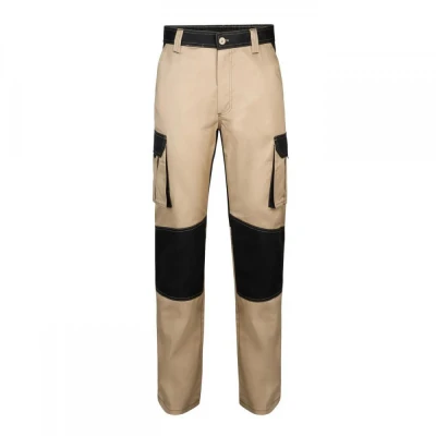 Pantaloni în două tonuri, cu buzunare multiple 103 / Velilla / Pantaloni salopeta talie