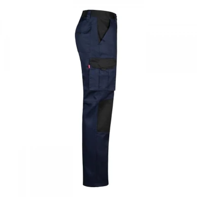 Pantaloni în două tonuri, cu buzunare multiple 103 / Velilla / Pantaloni salopeta talie