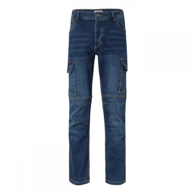 Pantaloni stretch, din denim, cu buzunare multiple / Velilla / Pantaloni blugi (jeans)