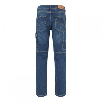 Pantaloni stretch, din denim, cu buzunare multiple / Velilla / Pantaloni blugi (jeans)