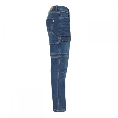 Pantaloni stretch, din denim, cu buzunare multiple / Velilla / Pantaloni blugi (jeans)