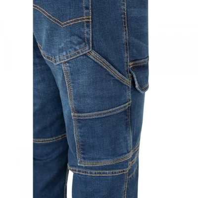 Pantaloni stretch, din denim, cu buzunare multiple / Velilla / Pantaloni blugi (jeans)