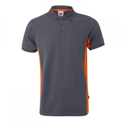 Tricou polo cu mânecă scurtă, în două tonuri 10550 / Velilla / Tricouri POLO (cu guler si nasturi)