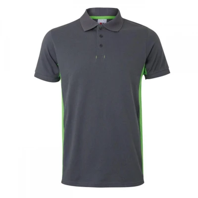 Tricou polo cu mânecă scurtă, în două tonuri 10550 / Velilla / Tricouri POLO (cu guler si nasturi)