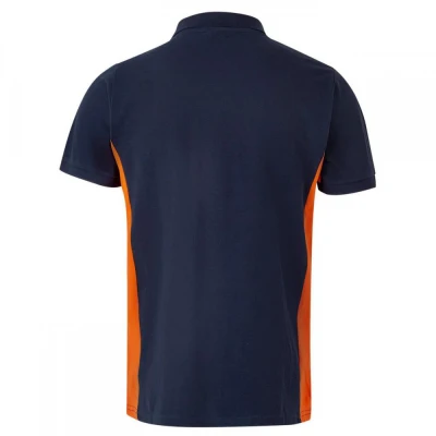 Tricou polo cu mânecă scurtă, în două tonuri 10550 / Velilla / Tricouri POLO (cu guler si nasturi)