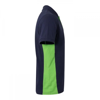Tricou polo cu mânecă scurtă, în două tonuri 10550 / Velilla / Tricouri POLO (cu guler si nasturi)