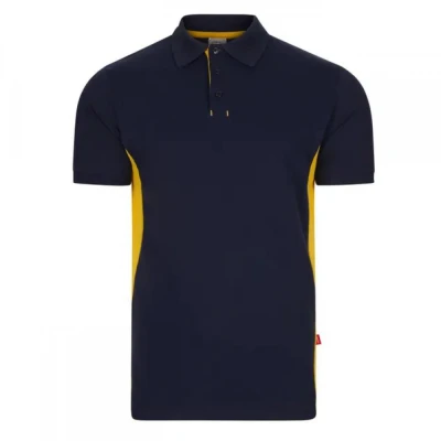 Tricou polo cu mânecă scurtă, în două tonuri 10550 / Velilla / Tricouri POLO (cu guler si nasturi)