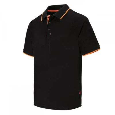 Tricou polo cu mânecă scurtă, în două tonuri 10550 / Velilla / Tricouri POLO (cu guler si nasturi)