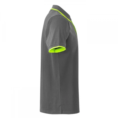 Tricou polo cu mânecă scurtă, în două tonuri 10550 / Velilla / Tricouri POLO (cu guler si nasturi)
