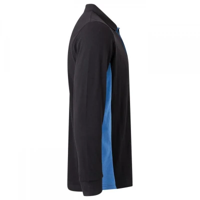 Tricou polo cu mânecă lungă, în două tonuri 105514 / Velilla / Tricouri cu maneca lunga