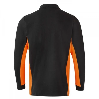 Tricou polo cu mânecă lungă, în două tonuri 105514 / Velilla / Tricouri cu maneca lunga