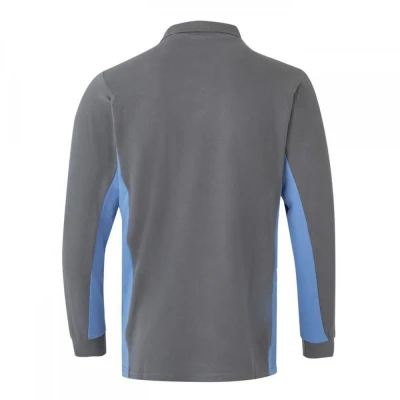 Tricou polo cu mânecă lungă, în două tonuri 105514 / Velilla / Tricouri cu maneca lunga