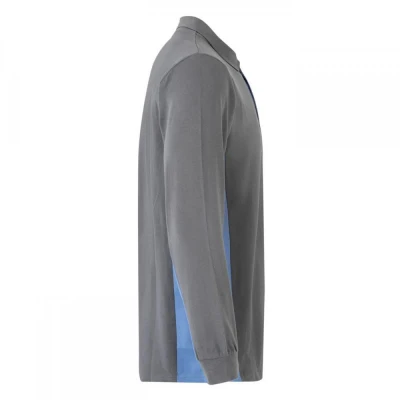 Tricou polo cu mânecă lungă, în două tonuri 105514 / Velilla / Tricouri cu maneca lunga