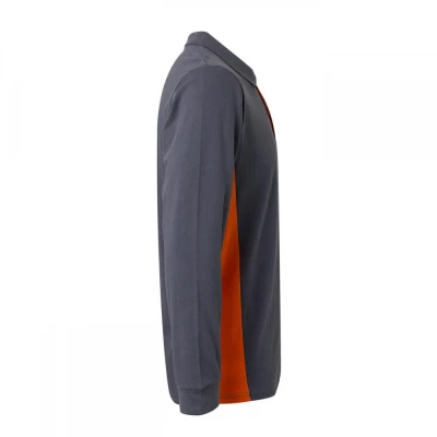 Tricou polo cu mânecă lungă, în două tonuri 105514 / Velilla / Tricouri cu maneca lunga