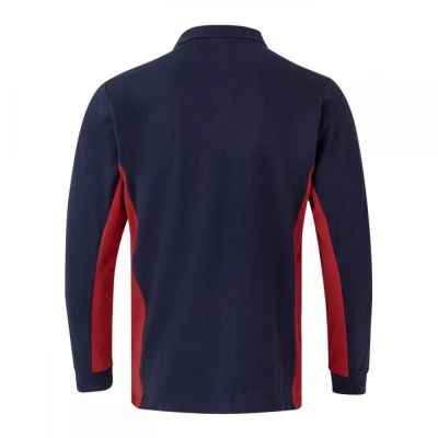 Tricou polo cu mânecă lungă, în două tonuri 105514 / Velilla / Tricouri cu maneca lunga