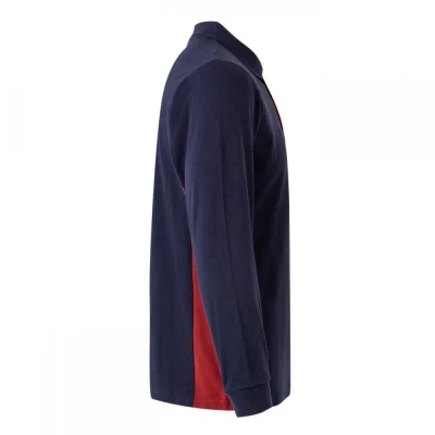 Tricou polo cu mânecă lungă, în două tonuri 105514 / Velilla / Tricouri cu maneca lunga