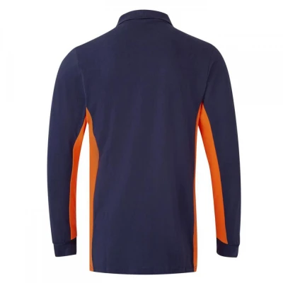 Tricou polo cu mânecă lungă, în două tonuri 105514 / Velilla / Tricouri cu maneca lunga
