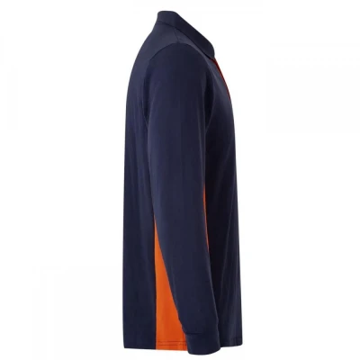 Tricou polo cu mânecă lungă, în două tonuri 105514 / Velilla / Tricouri cu maneca lunga
